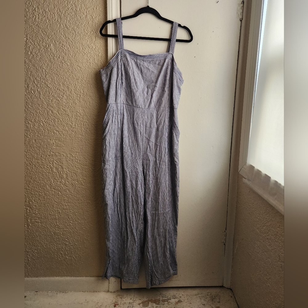 Old Navy- Stripe Linen Jumpsuit